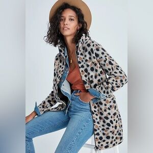 Field Flower Miena Spotted Wool Sweater Jacket